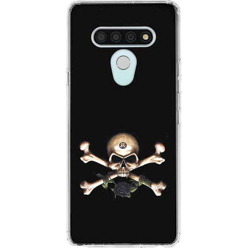 Alchemy Skull and Crossbones LG Stylo 6 Clear Case