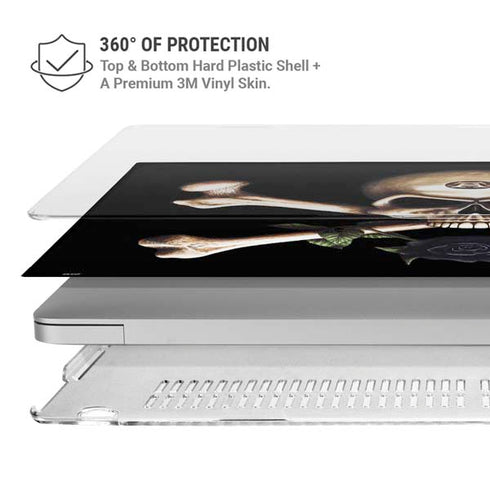 Alchemy Skull and Crossbones MacBook Air 13in M1 (2021) Case plus Skin