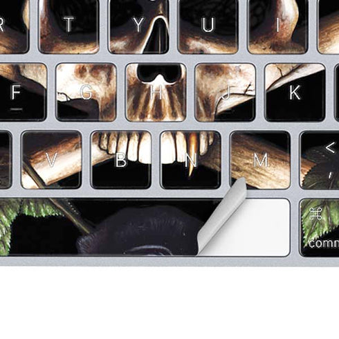 Alchemy Skull and Crossbones Magic Keyboard Skin