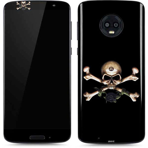 Alchemy Skull and Crossbones Moto G6 Skin