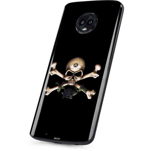 Alchemy Skull and Crossbones Moto G6 Skin