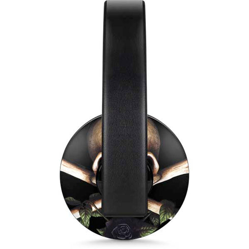 Alchemy Skull and Crossbones PlayStation 4 Gold Wireless Headset Skin