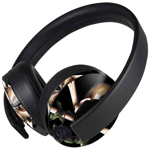 Alchemy Skull and Crossbones PlayStation 4 Gold Wireless Headset Skin