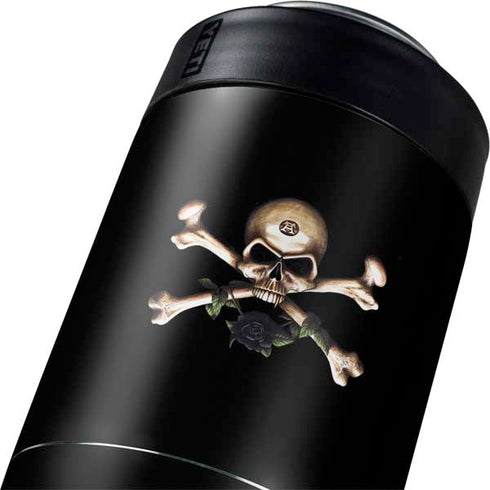 Alchemy Skull and Crossbones Yeti Colster Can Insulator Skin