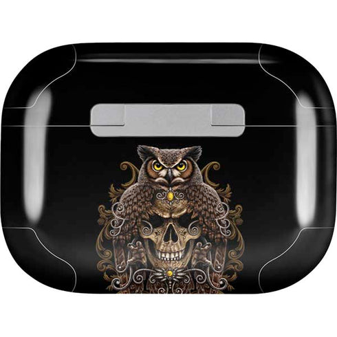 Skull and Owl by Sarah Richter AirPods Pro 2nd Gen Skin