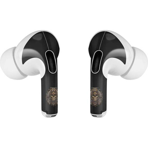 Skull and Owl by Sarah Richter AirPods Pro 2nd Gen Skin