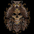Skull and Owl by Sarah Richter Dell Alienware Skin