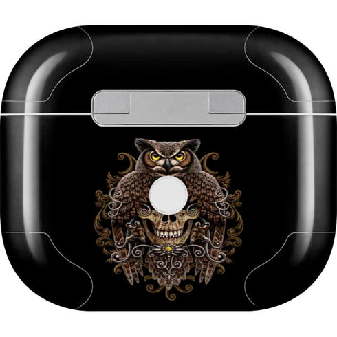 Skull and Owl by Sarah Richter Apple AirPods (3rd Gen 2021) Skin