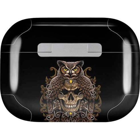 Skull and Owl by Sarah Richter Apple AirPods Pro Skin