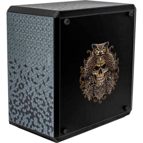 Skull and Owl by Sarah Richter Cooler Master MasterBox Q300L Mini Tower Skin