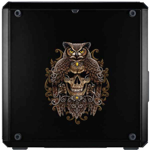 Skull and Owl by Sarah Richter Cooler Master MasterBox Q300L Mini Tower Skin