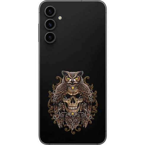 Skull and Owl by Sarah Richter Galaxy A14 5G Skin