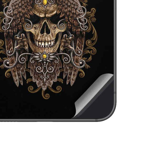 Skull and Owl by Sarah Richter Galaxy A14 5G Skin