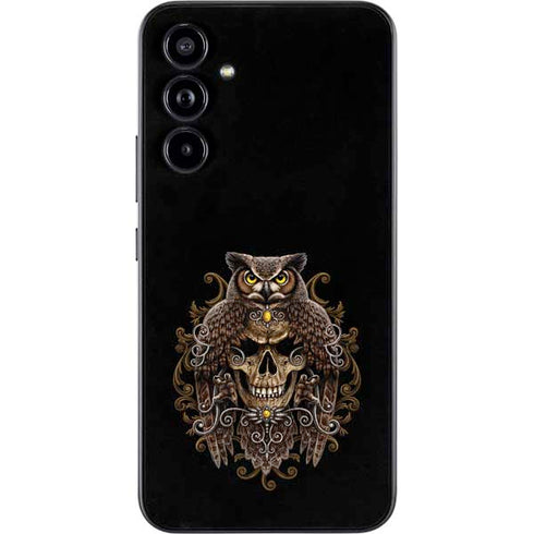 Skull and Owl by Sarah Richter Galaxy A54 5G Skin