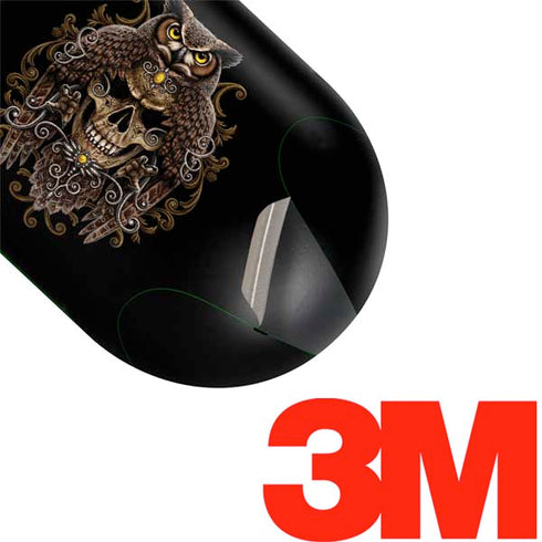 Skull and Owl by Sarah Richter Galaxy Buds Skin