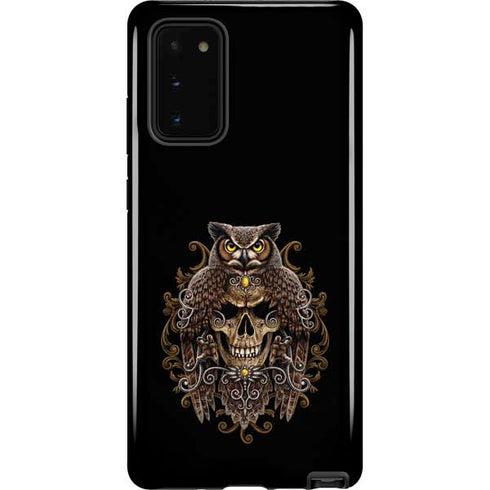 Skull and Owl by Sarah Richter Galaxy Note20 5G Pro Case