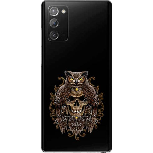 Skull and Owl by Sarah Richter Galaxy Note20 5G Skin