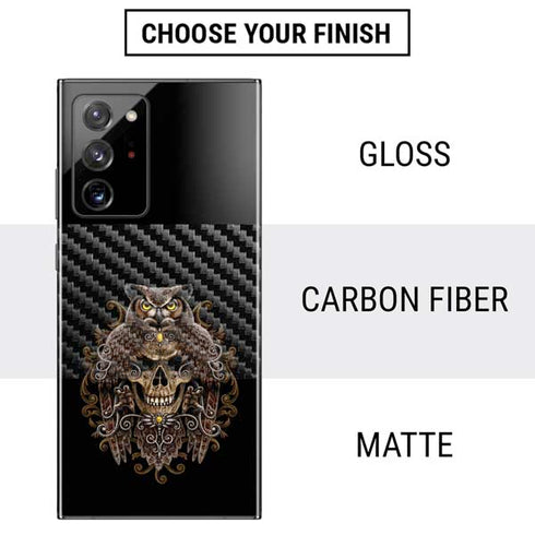 Skull and Owl by Sarah Richter Galaxy Note20 Ultra 5G Skin