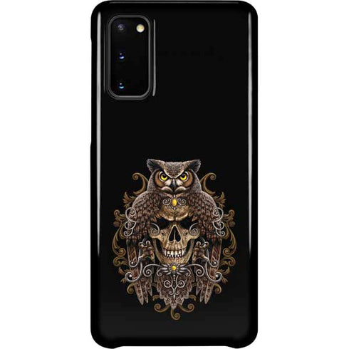 Skull and Owl by Sarah Richter Galaxy S20 Lite Case