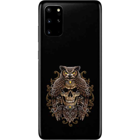 Skull and Owl by Sarah Richter Galaxy S20 Plus Skin