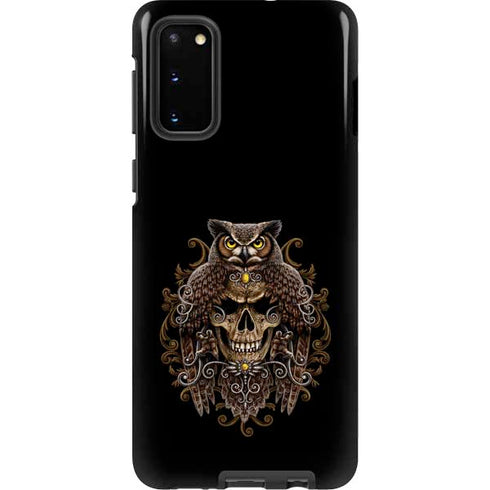 Skull and Owl by Sarah Richter Galaxy S20 Pro Case