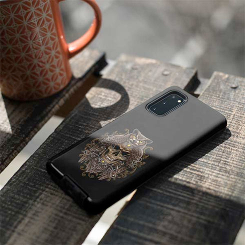 Skull and Owl by Sarah Richter Galaxy S20 Pro Case
