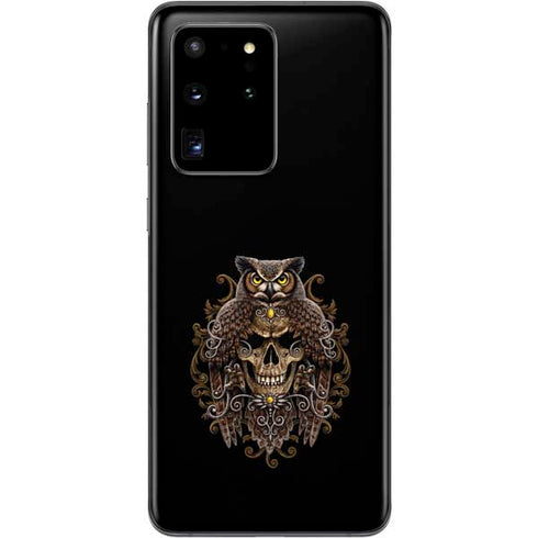 Skull and Owl by Sarah Richter Galaxy S20 Ultra 5G Skin