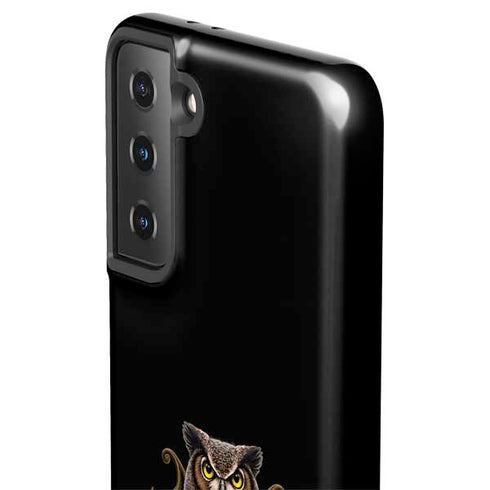 Skull and Owl by Sarah Richter Galaxy S21 FE Pro Case