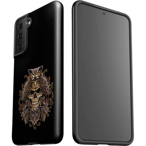 Skull and Owl by Sarah Richter Galaxy S21 Plus 5G Pro Case
