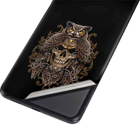 Skull and Owl by Sarah Richter Galaxy S21 Plus 5G Skin
