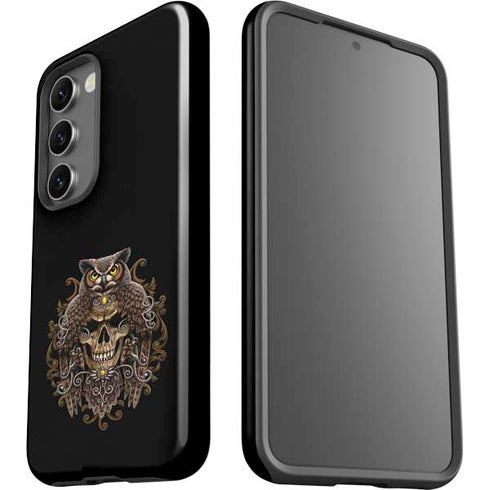 Skull and Owl by Sarah Richter Galaxy S23 Plus Pro Case