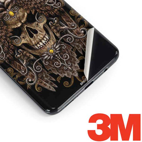 Skull and Owl by Sarah Richter Galaxy S9 Skin