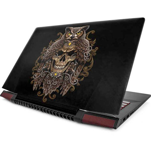 Skull and Owl by Sarah Richter Lenovo IdeaPad Skin
