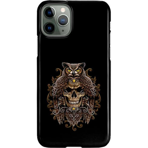 Skull and Owl by Sarah Richter iPhone 11 Pro Lite Case