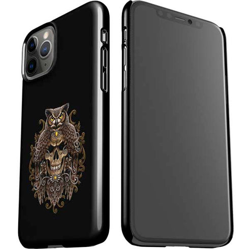 Skull and Owl by Sarah Richter iPhone 11 Pro Lite Case