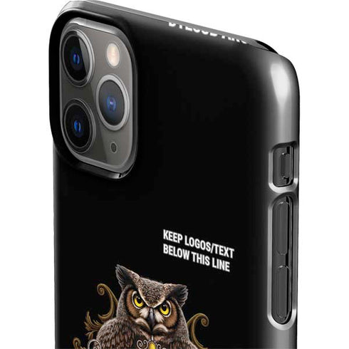 Skull and Owl by Sarah Richter iPhone 11 Pro Max Lite Case