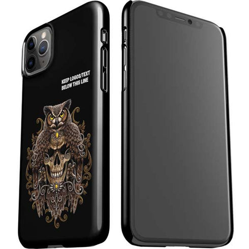 Skull and Owl by Sarah Richter iPhone 11 Pro Max Lite Case
