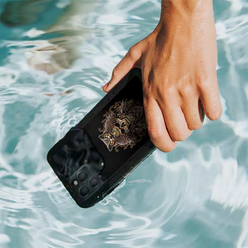 Skull and Owl by Sarah Richter iPhone 11 Pro Max Waterproof Case