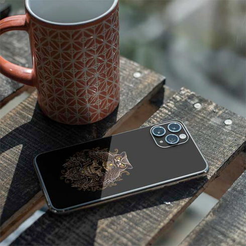 Skull and Owl by Sarah Richter iPhone 11 Pro Skin