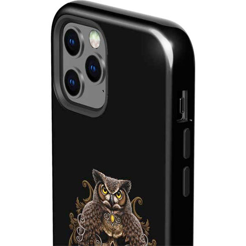 Skull and Owl by Sarah Richter iPhone 12 Pro Impact Case