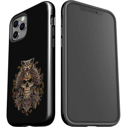 Skull and Owl by Sarah Richter iPhone 12 Pro Impact Case