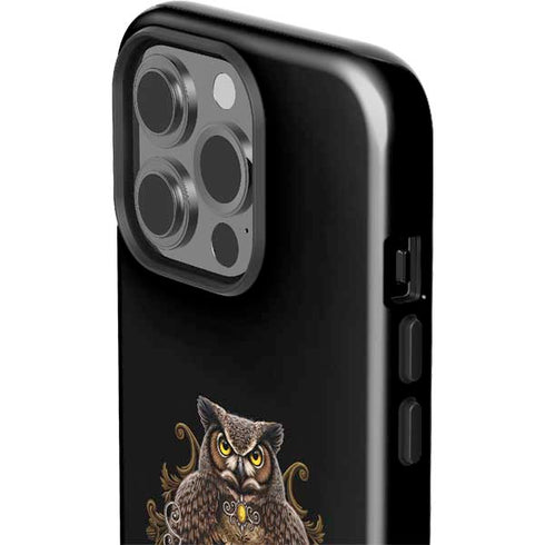 Skull and Owl by Sarah Richter iPhone 15 Pro Impact Case