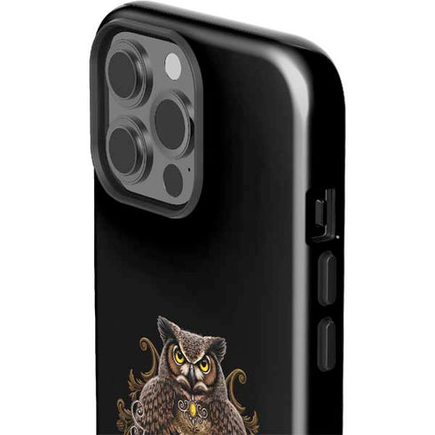 Skull and Owl by Sarah Richter iPhone 15 Pro Max Impact Case