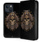 Skull and Owl by Sarah Richter iPhone 15 Plus Folio Case