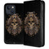 Skull and Owl by Sarah Richter iPhone 15 Plus Folio Case