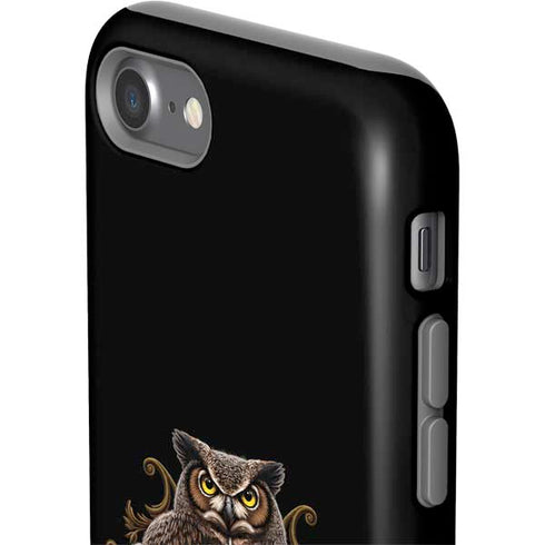 Skull and Owl by Sarah Richter iPhone SE (2nd & 3rd Gen) Pro Case