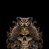 Skull and Owl by Sarah Richter iPhone XR Pro Case