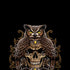 Skull and Owl by Sarah Richter iPhone XS Max Skin