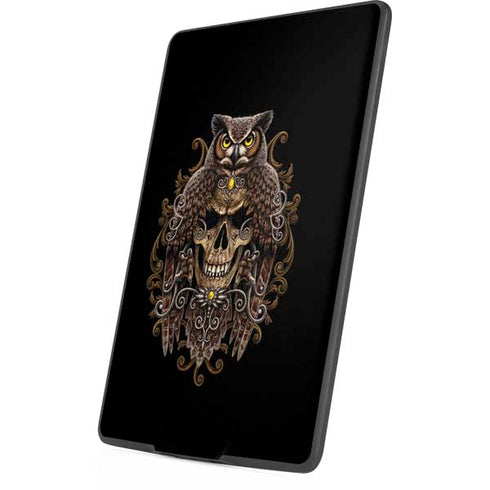 Skull and Owl by Sarah Richter Amazon Kindle Skin