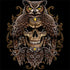 Skull and Owl by Sarah Richter Legion Y720 Skin